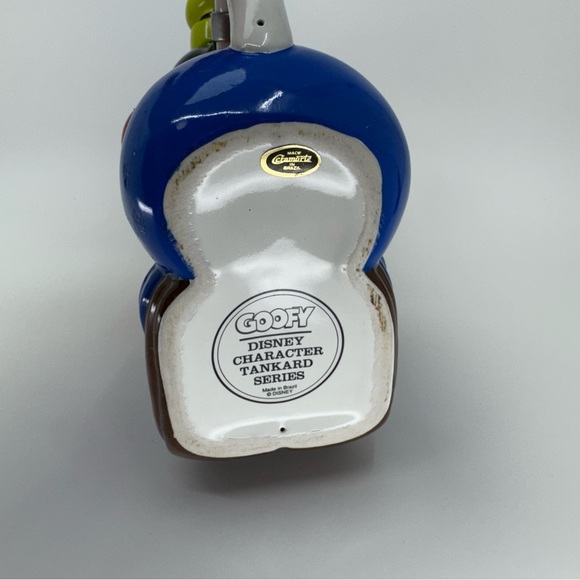Goofy Disney Tankard Series Stein • Ceramarte • Porcelain •9¼" H •Made in Brazil - Picture 8 of 12